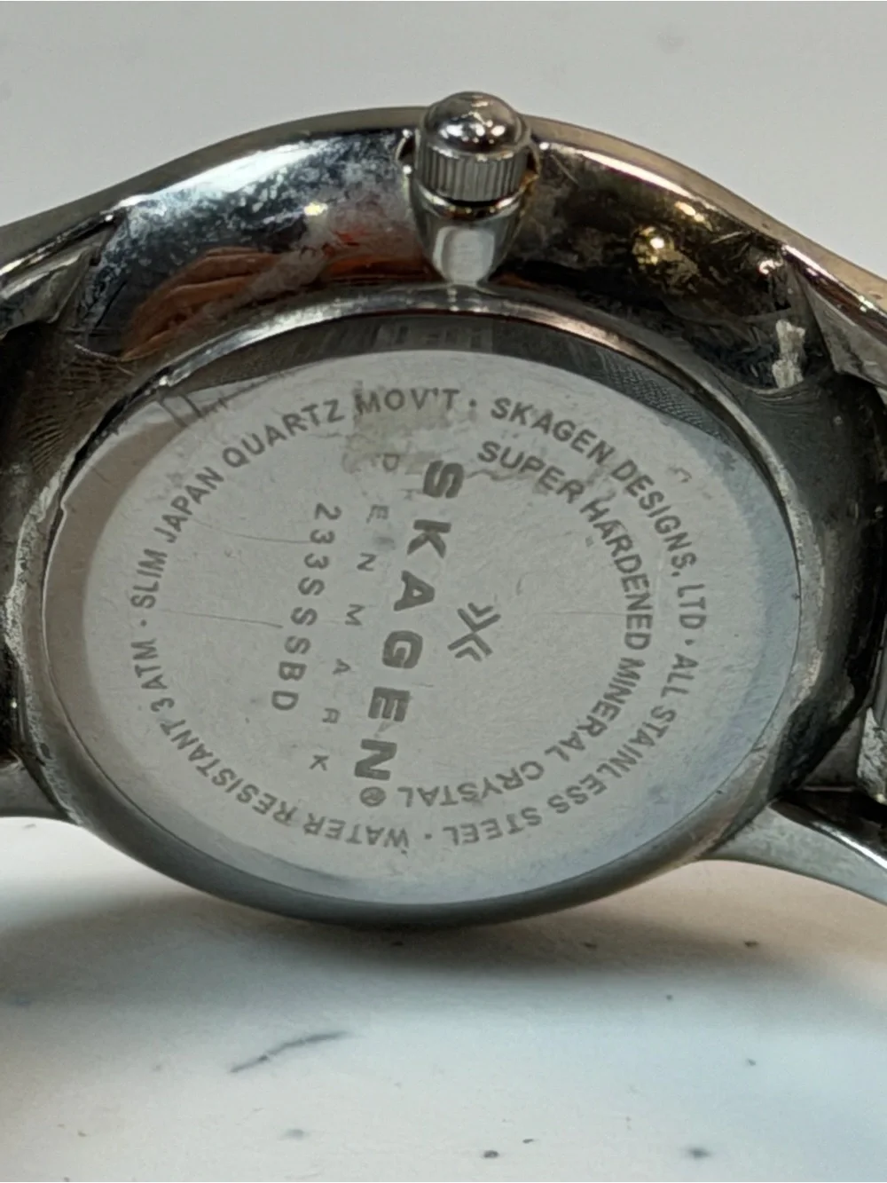 Skagen Denmark 233SSSBD Mesh Watch - Working